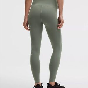 Lululemon Wunder Train High Rise Leggings- Willow Green